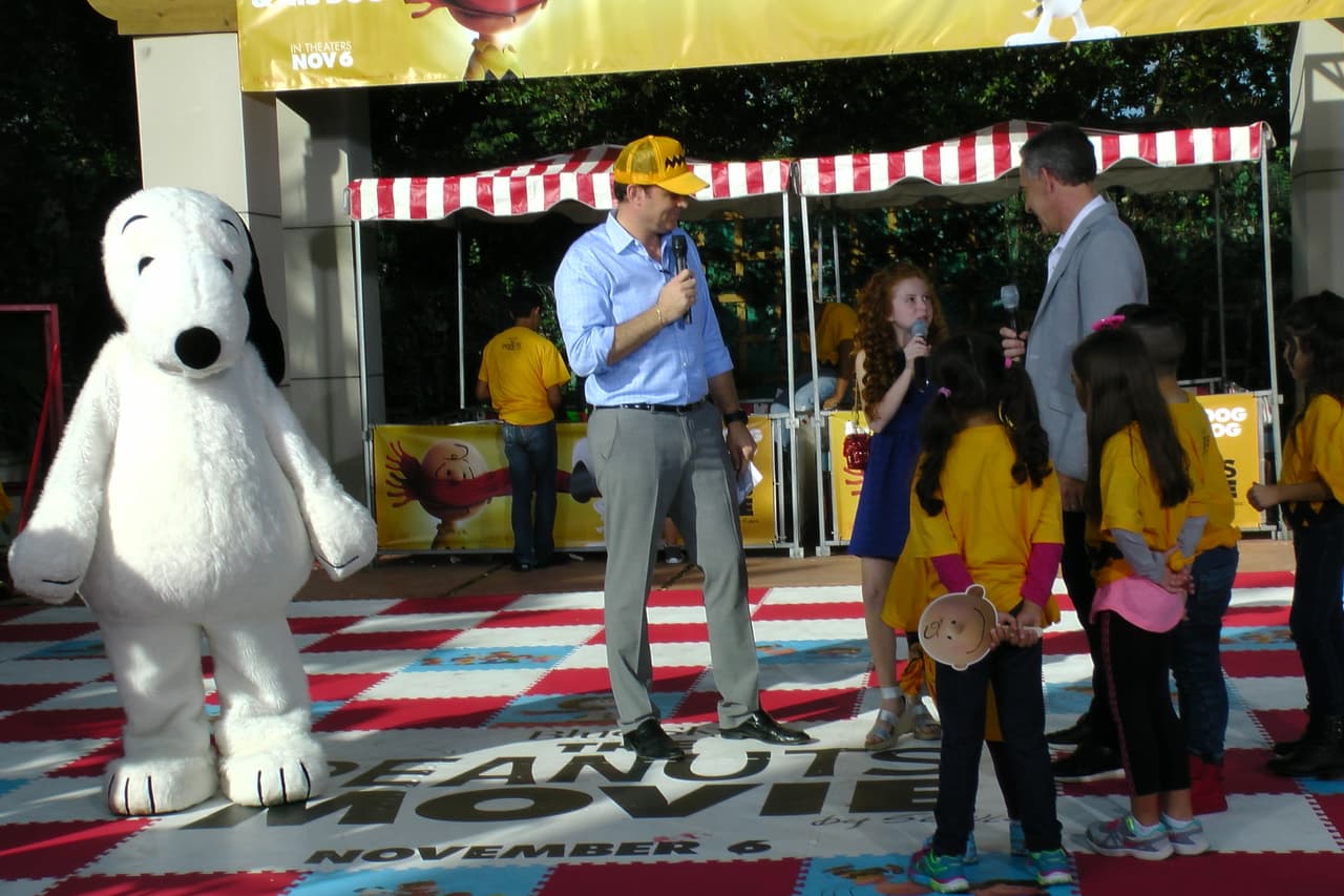 Muy entusiasmados, contaron que las nuevas generaciones podrán disfrutar de las aventuras de Snoopy.