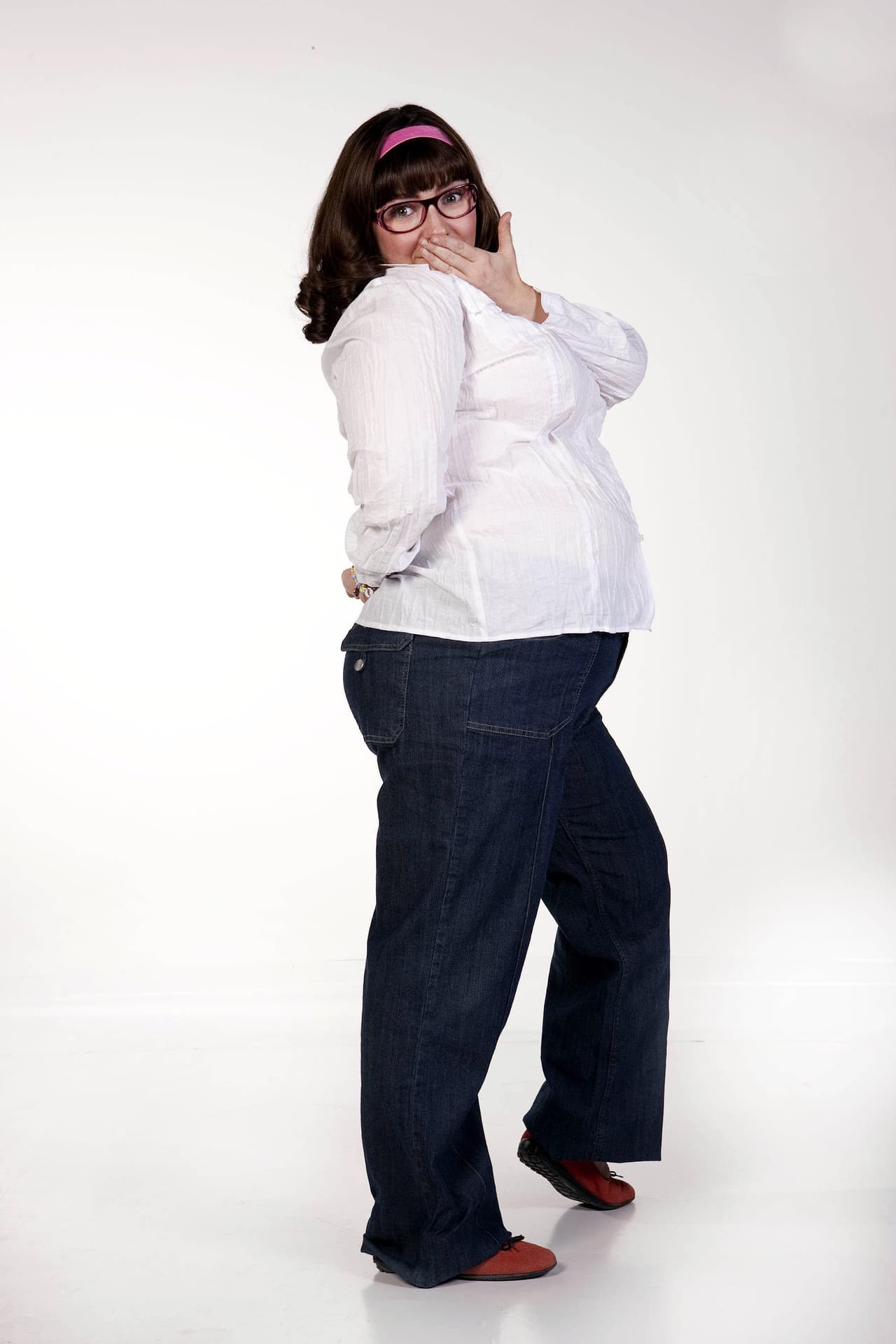 Esto se debió a su protagónico en la telenovela 'Llena de amor' (2010), para el cual tuvo que subir 22 libras (10 kilos), además utilizaba una botarga.