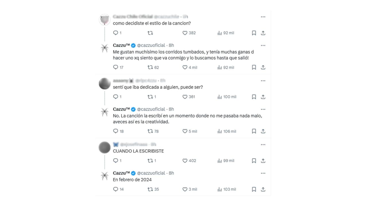 Cazzu revela que 'Dolce' no está inspirada en su ruptura con Nodal.