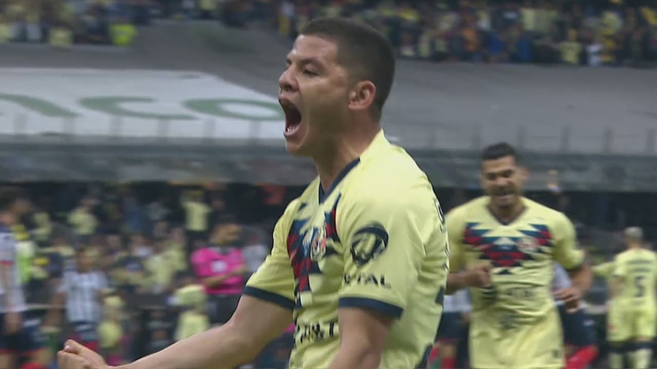 ¡Una pintura! Richard Sánchez la pone pegada al poste para el 2-0