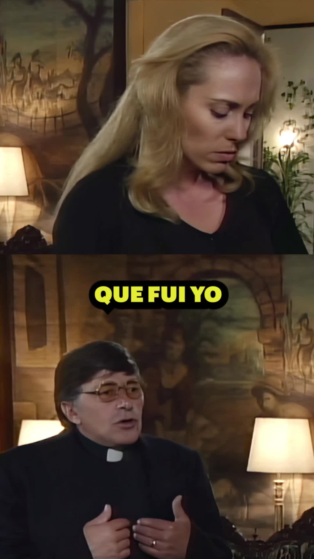 El padre Cuco enfrenta a Dinorah por sus fechorías