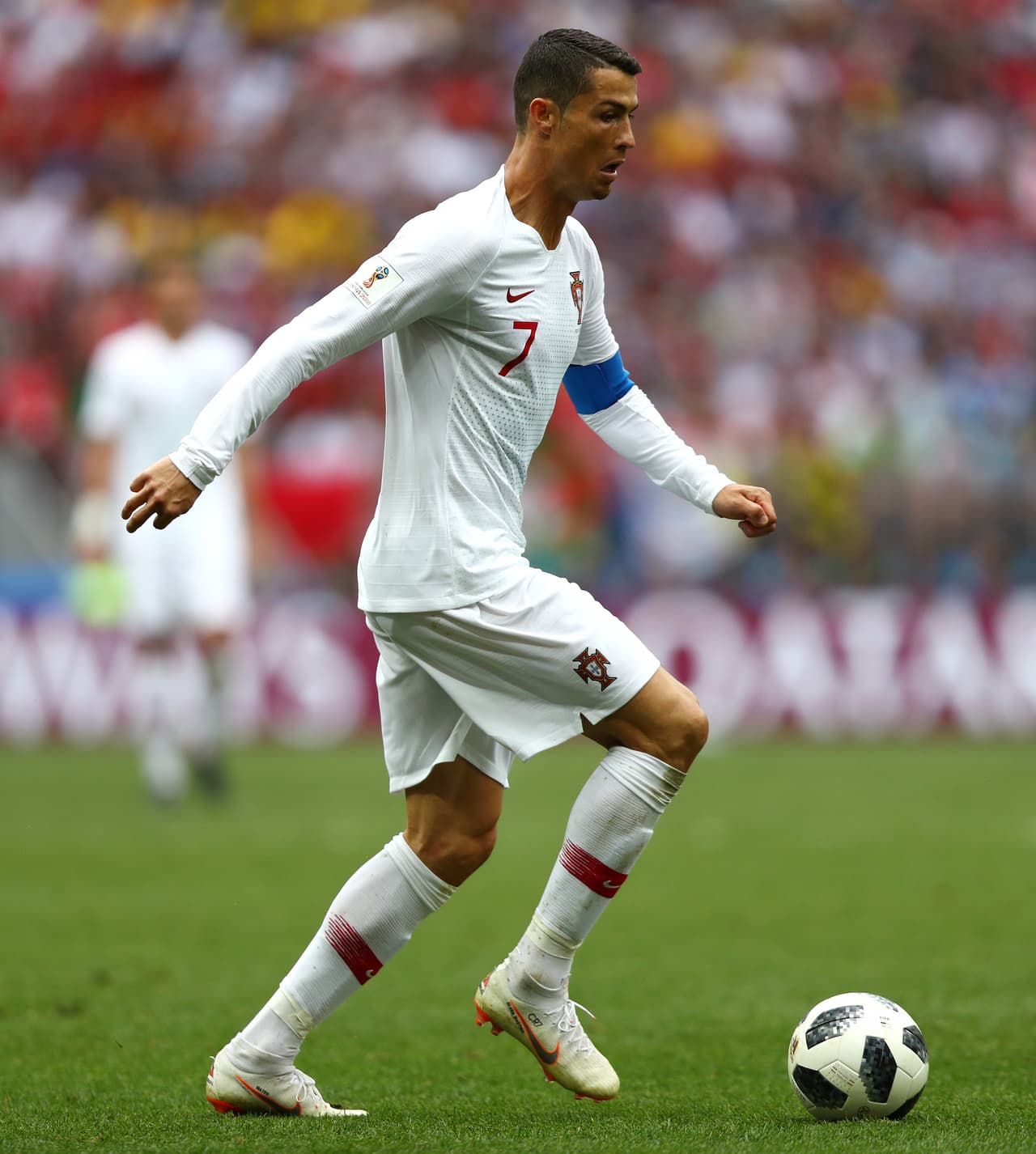 Cristiano Ronaldo con el balón es muy eficiente y por eso ha sido considerado el mejor jugador de ambos partidos que ha disputado.