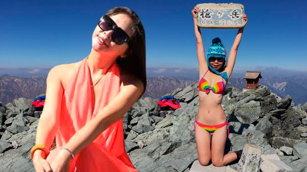 Mujer conocida como la ‘Alpinista en bikini’ muere en una montaña luego de caer por un barranco y pedir ayuda