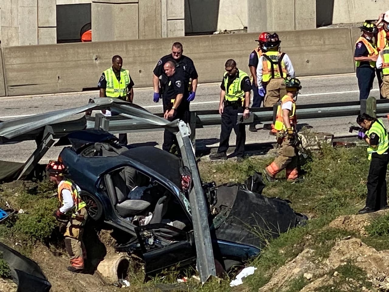 Accidente causa el cierre de la autopista I-30 sobre la carretera 360 en Arlington