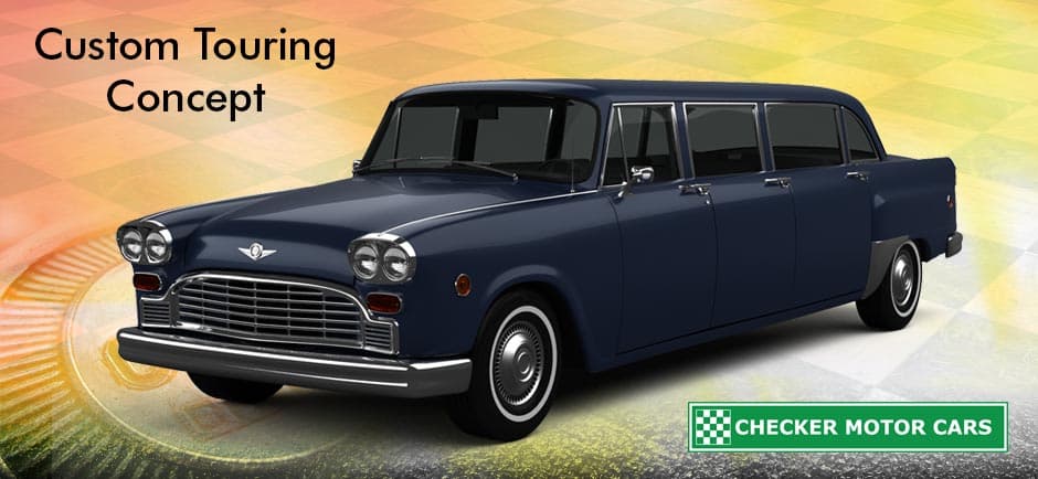 El otro vehículo que Checker planea lanzar en 2018 es esta limusina de 6 puertas que más de un taxista neoyorkino de hoy en día en sus pequeños autos japoneses híbridos verá con envidia y añoranza.
<br>