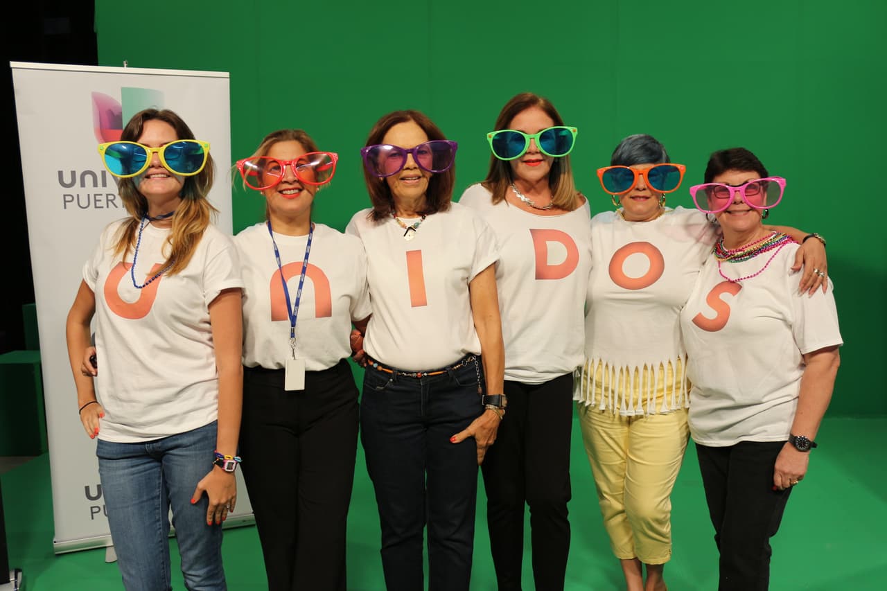 Empleados y talentos de Univision Puerto Rico formaron parte de la campaña.