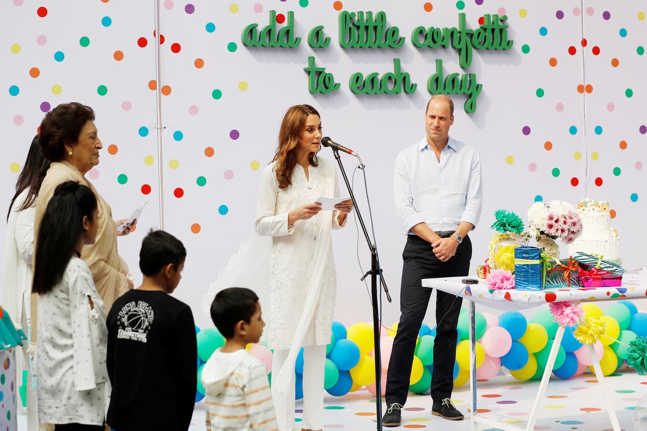 Middleton ofreció su primer discurso de la gira y algunas partes las expresó en urdu, el idioma paquistaní.