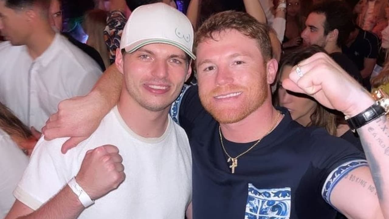 Max Verstappen y ‘Canelo’ Álvarez se van juntos de fiesta