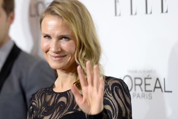 Nos sorprendió que, con impactante cambió en su apariencia, Rene Zellweger quedara en el quinto lugar del ranking.