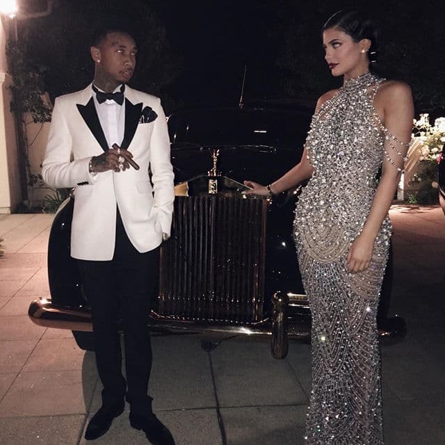 Tyga no podía faltar a la fiesta.