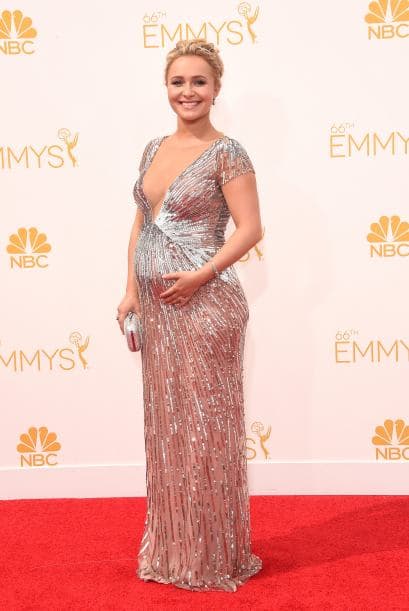 Tremenda panza que tiene ya Hayden Panettiere. La actriz confirmó su embarazo el pasado mes de mayo.