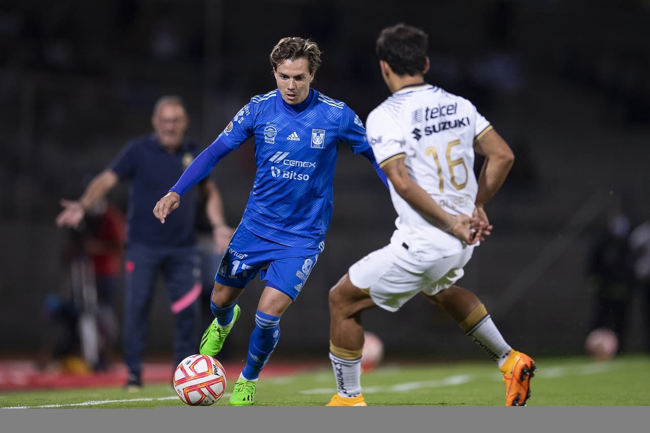 Tigres le empató sobre la hora a Pumas con gol de Gignac en partido adelantado de la Jornada 16 del Apertura 2022; Dinenno había adelantado a los universitarios.