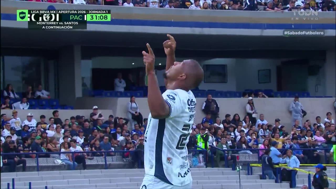 ¿Qué pasa con Pumas? Rondón pone el 2-0 con golazo de cabeza