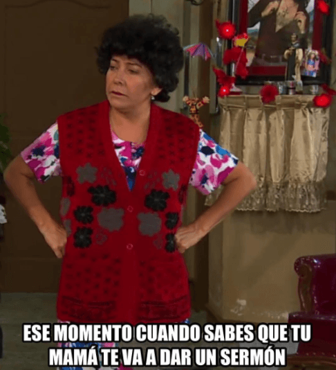 Un sermón de mamá puede resultar muy mal, pero recuerda que siempre debes de escucharla.