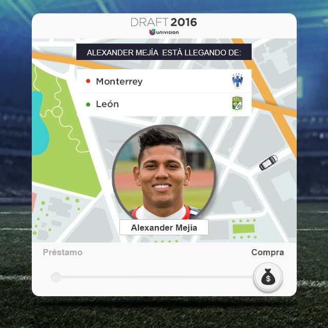 Alexander Mejía regresa a México con León