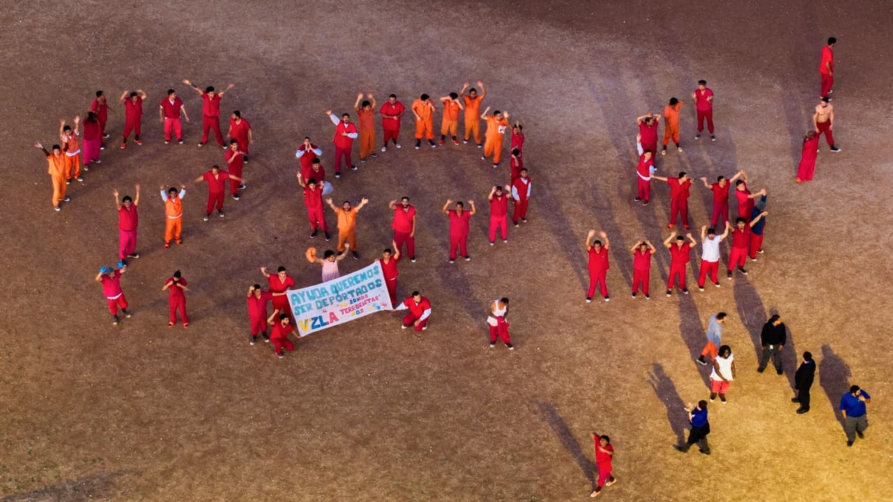 <h3 class="cms-H3-H3">“SOS, no somos terroristas” </h3>
<br>Días antes del intento de amotinamiento,
<b>los mismos hombres fueron captados por un dron desplegando una pancarta </b>con un mensaje directo: “Ayuda, queremos ser deportados. No somos terroristas. SOS”. Y no fue la única señal. Unas semanas atrás,
<b>otro grupo de migrantes en ese mismo centro formó las letras “SOS” en el patio</b> con sus cuerpos, también grabado desde el aire. Este tipo de gestos ha generado preguntas sobre l
<b>as condiciones dentro de los centros de detención</b> y sobre el proceso que enfrentan
<b>cientos de migrantes mientras esperan una resolución judicial.</b>