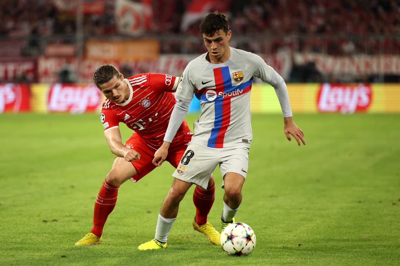 Bayern venció al Barcelona con los goles de Lucas Hernández y Leroy Sané, en el regreso de Robert Lewandowski a la Allianz Arena.