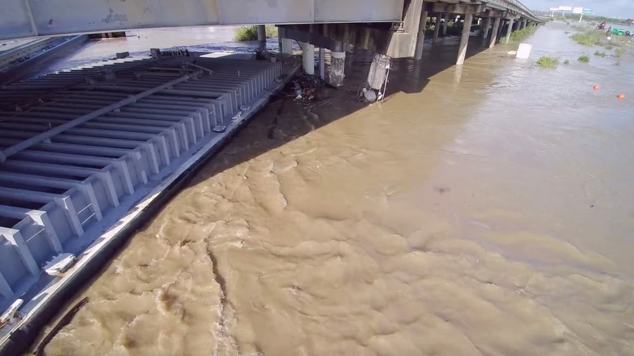 Sigue cerrado el puente de San Jacinto en la I-10 East