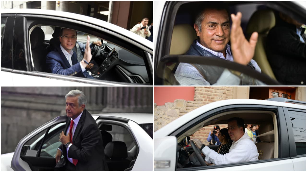 Las elecciones presidenciales de México están cada vez más cerca (1 de julio) y no podemos dejar de revisar los carros en los que los cuatro candidatos se transportan en sus giras. Modelos sencillos, lejos de la ostentosidad, y en algunos casos hasta ecológicos, son el transporte elegido por estos cuatro personajes del momento de la política mexicana.
<br>