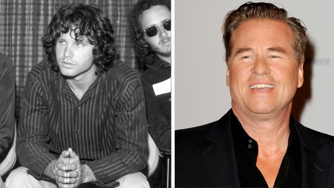 En 1991, Val Kilmer fue el encargado de darle vida al cantante de The Doors, Jim Morrison. La cinta, 
<i>The Doors</i>, fue dirigida por Oliver Stone.