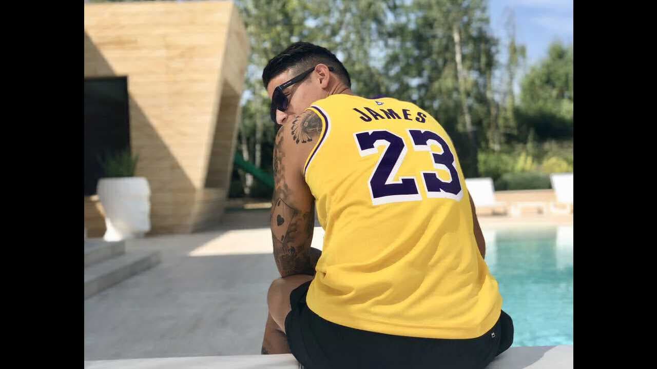 James Rodríguez y su fanatismo por su 'tocayo' LeBron James