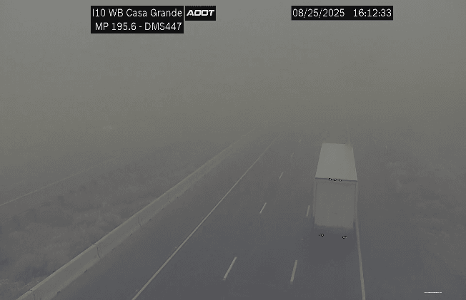 Como 
<b>la visibilidad se reduce</b>, es recomendable salir de la carretera, esperar a que pase la tormenta y apagar las luces.