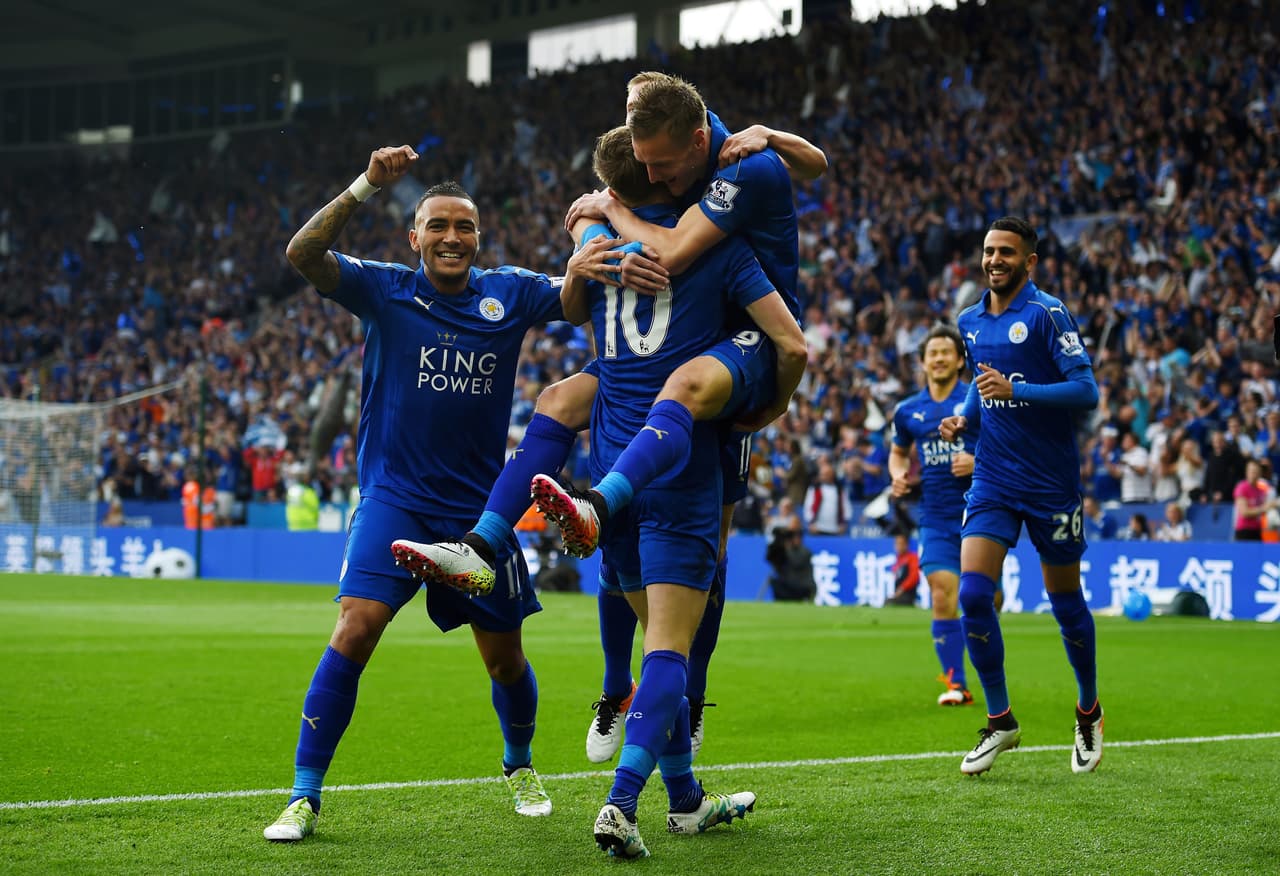 El Leicester vivió un día de fiesta celebrando su campeonato de la Premier.