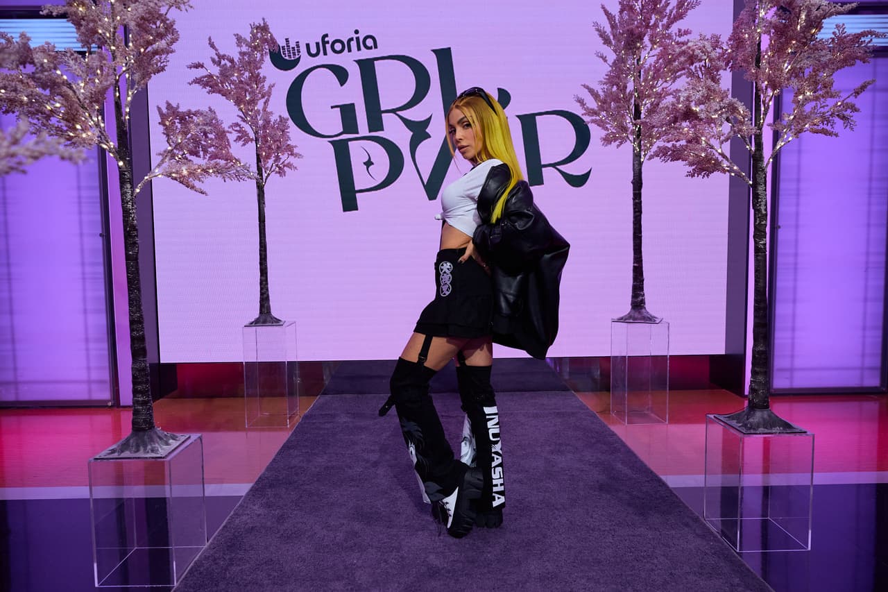 <b>Chesca:</b> con su energía vibrante, llegó al panel de Uforia GRLPWR.