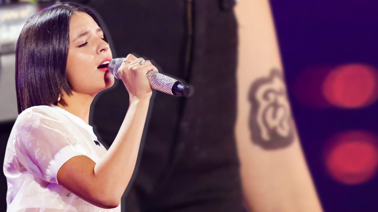 La verdad detrás del 'tatuaje' que Ángela Aguilar llevaba en el brazo en los ensayos de PJ