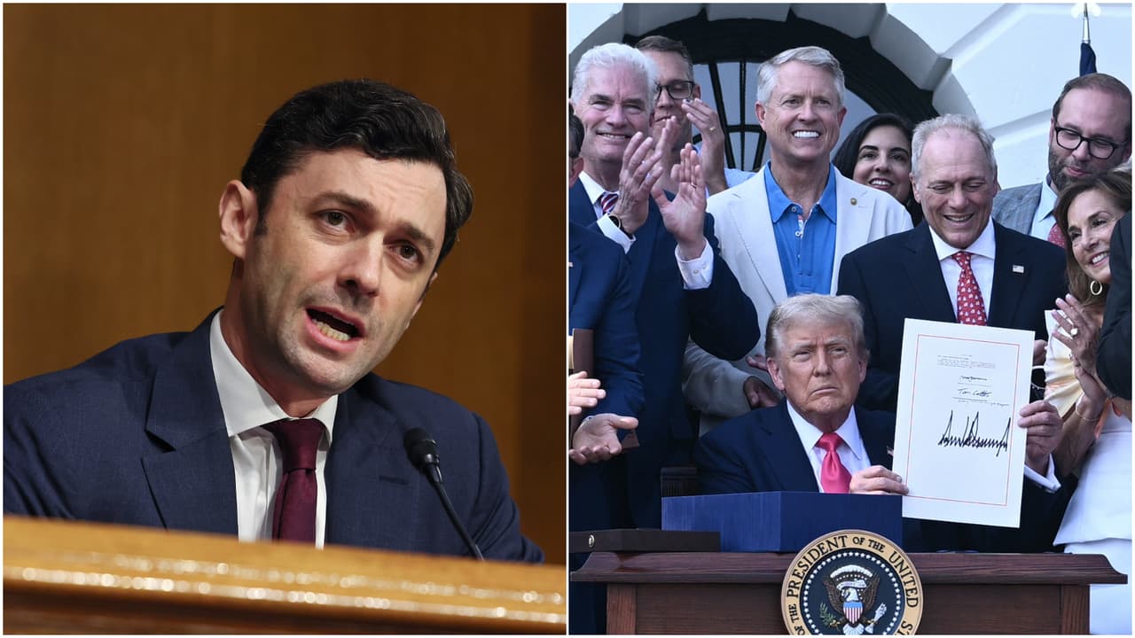 “No tiene nada que ver con la eficiencia”: senador Ossoff sobre la ley fiscal de Trump