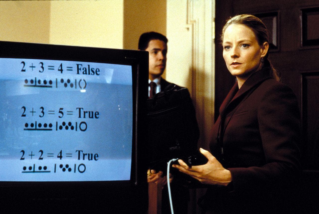 Su trabajo se ve recompensado cuando detecta una señal desconocida que parece contener las instrucciones de fabricación de una máquina que permitiría reunirse con los autores del mensaje.
<br>