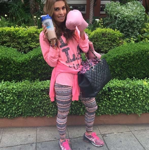 Después de las vacaciones, Galilea se puso las pilas con el ejercicio.