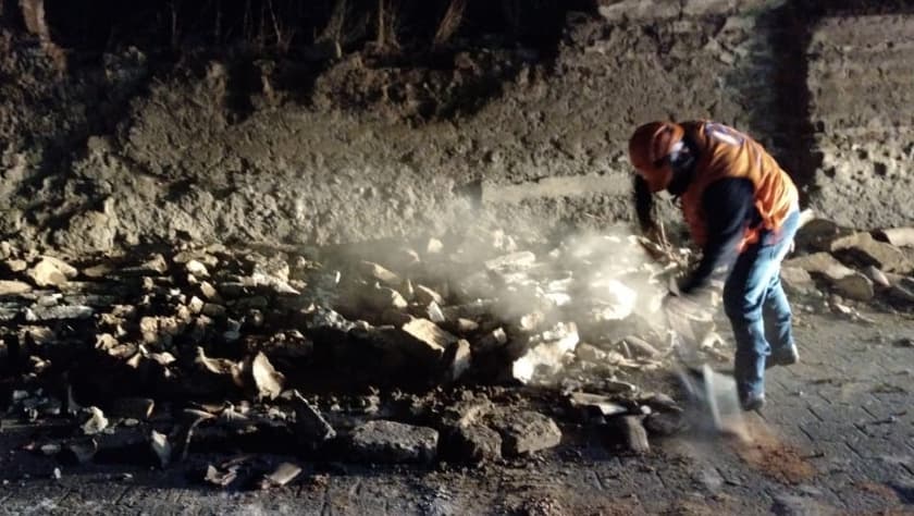 Imagen compartida en Twitter por la Coordinadora Nacional para la Reducción de Desastres de Guatemala (CONRED), el sismo se registró a las 01:12 horas del 16 de febrero de 2022 en costas del Pacífico.