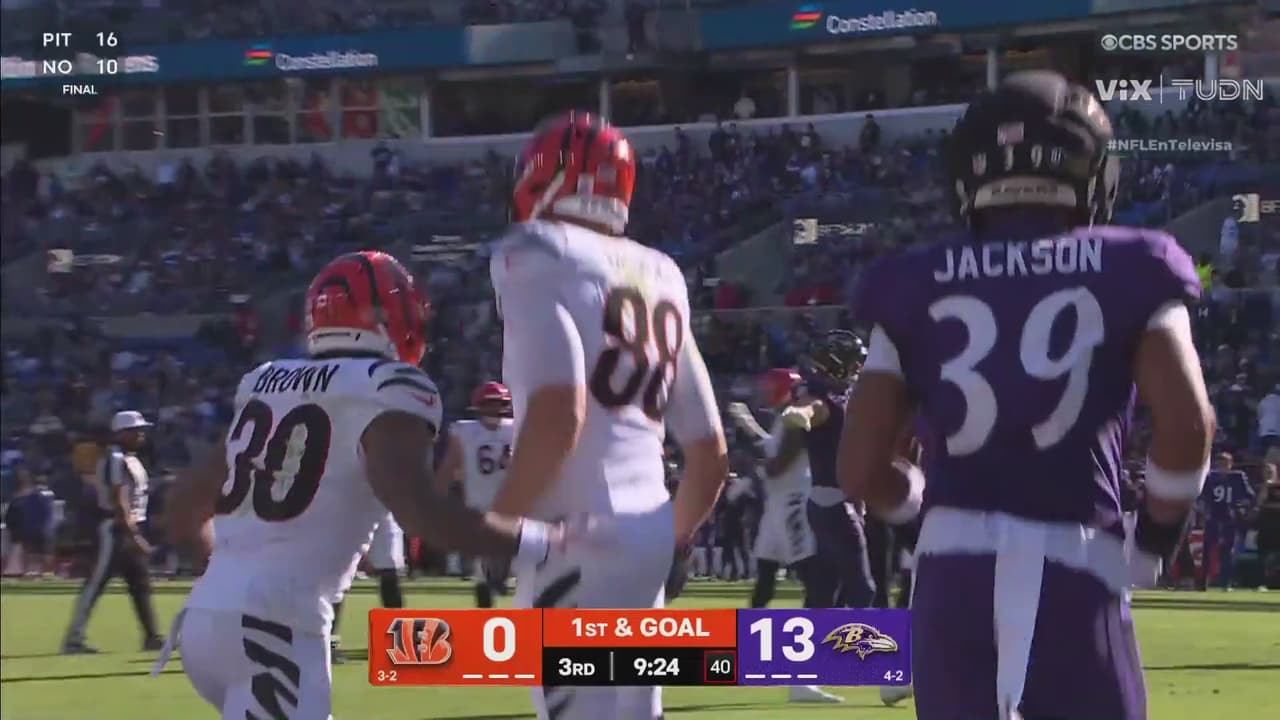 ¡Touchdown Bengals! Burrow encuenta a Mike Gesicki en zona pometida