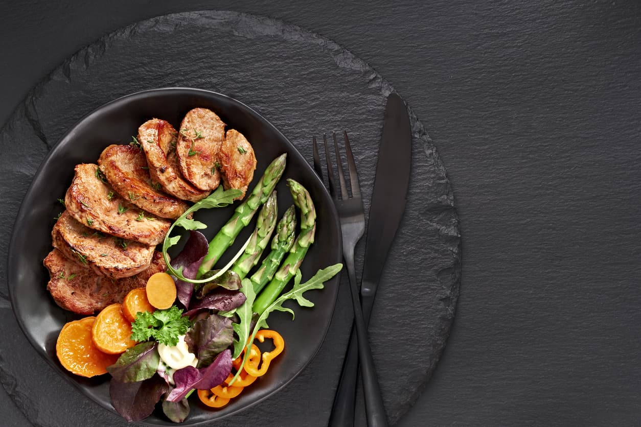 Solomillo con camote y brócoli + Ejotes al vapor | Reto 28