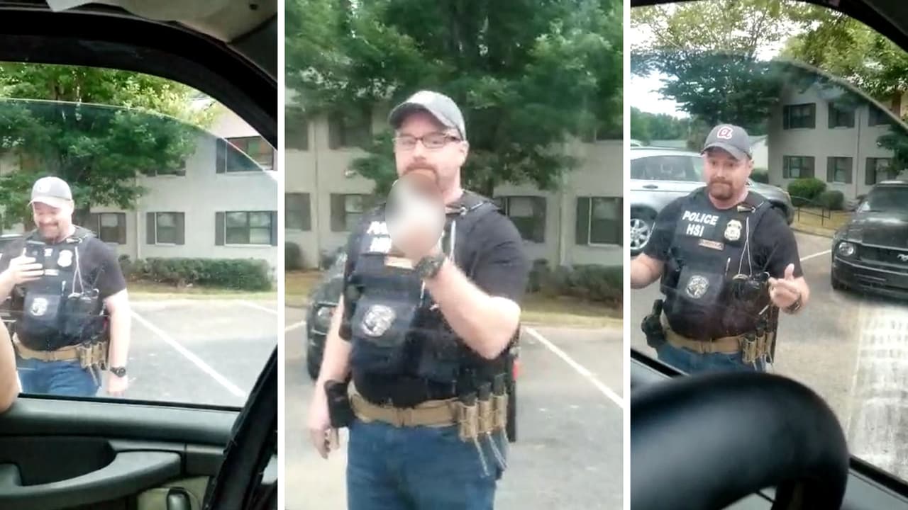 Agente de ICE insulta y se burla de hispanos durante polémico incidente en Atlanta