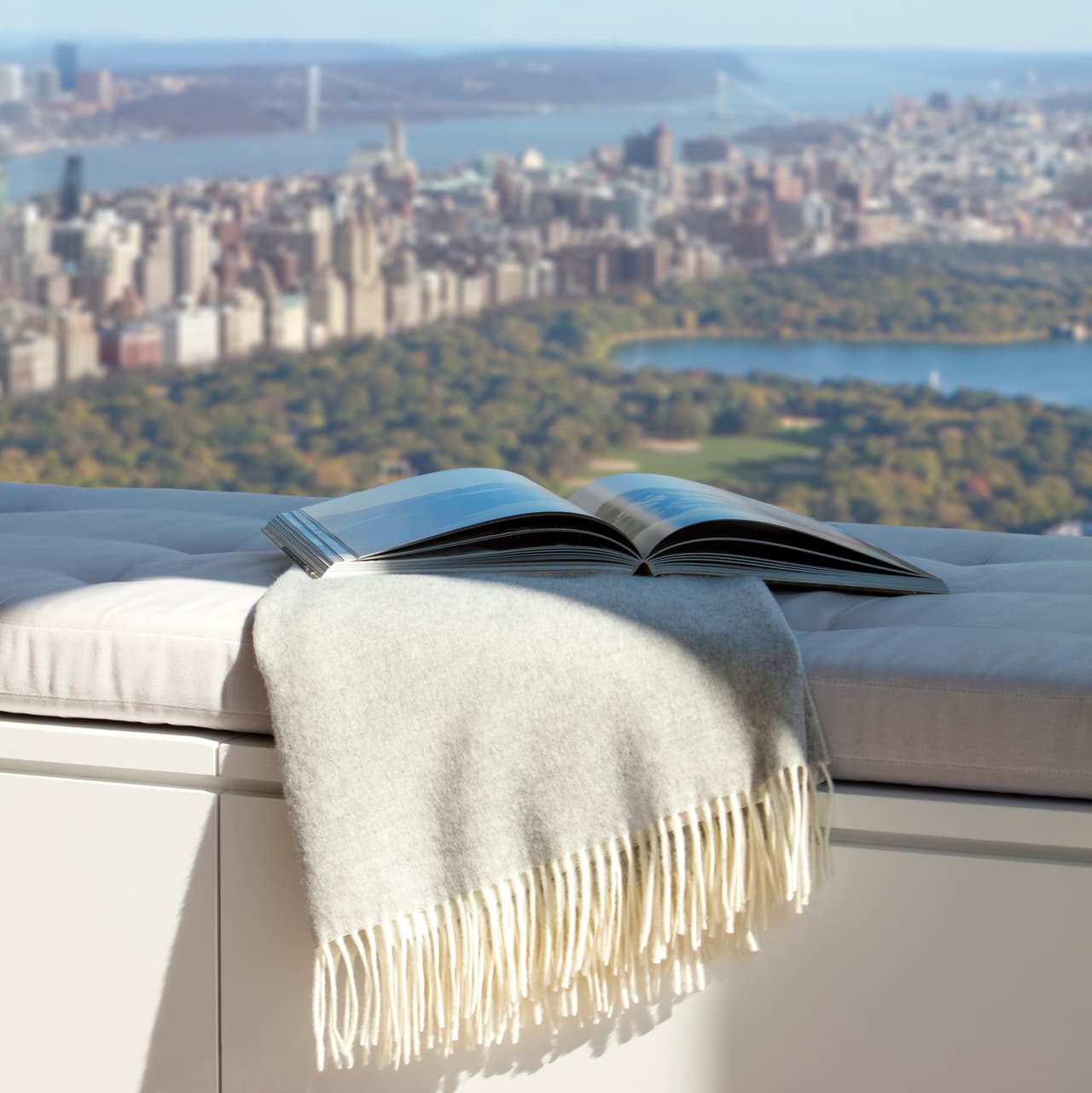 La ‘Diva del Bronx’ no tiene nada que obstruya su vista a la ciudad o al río Hudson.