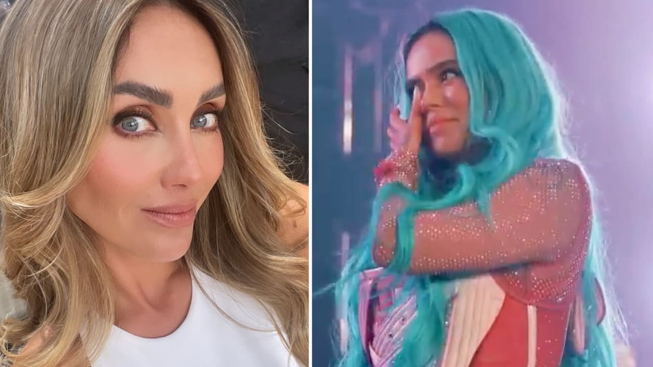 Karol G lloró al terminar su concierto con Anahí y ella reacciona con un emotivo mensaje