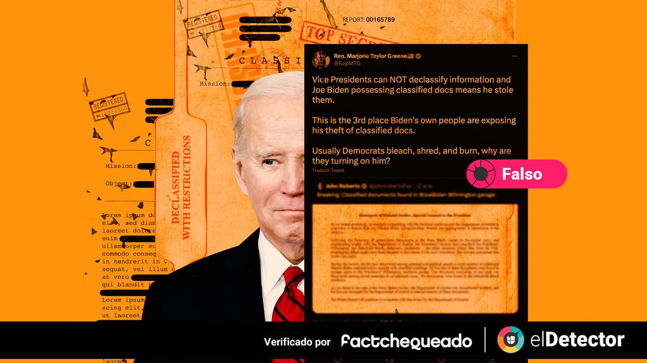 Es falso que los vicepresidentes de EEUU no tengan autoridad para desclasificar documentos