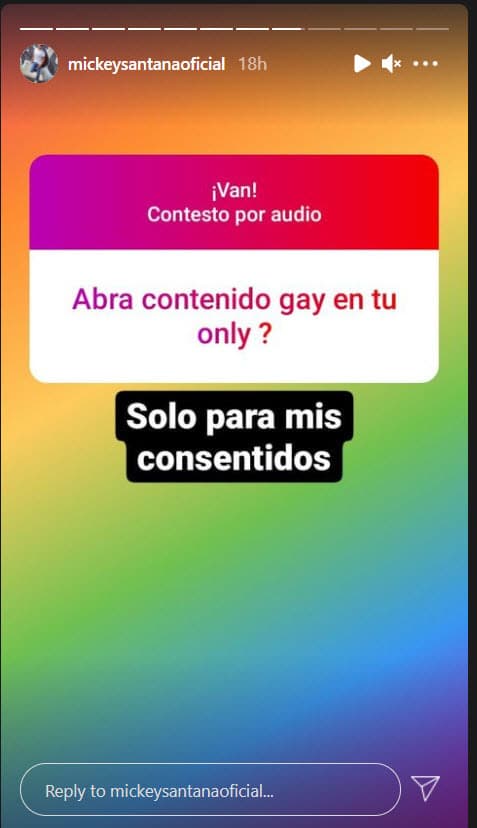 El actor también compartirá imágenes para seguidores que pertenezcan a la comunidad gay.