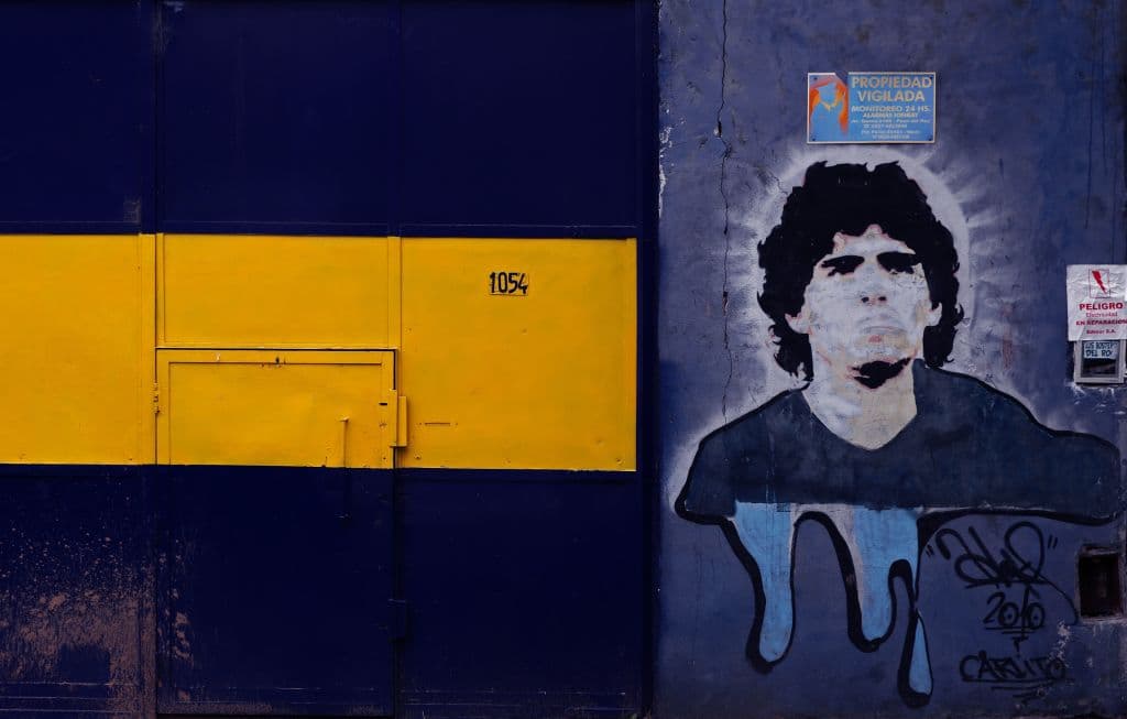 Otro espectacular mural en La Boca, Buenos Aires.