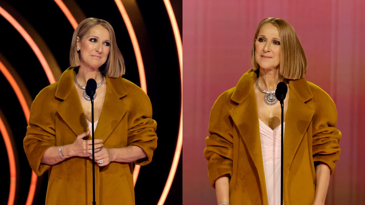 Así se dejó ver Céline Dion en los Premios GRAMMY 2024.