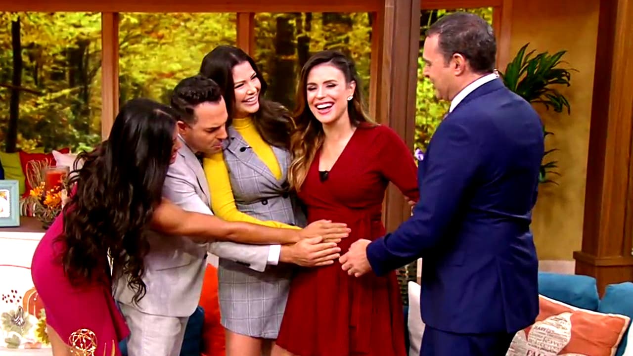 La periodista espera su primer bebé, fruto de su matrimonio con Andrés Chacón. Todos se alegraron por la nueva mamá, quien tiene 5 meses de embarazo.