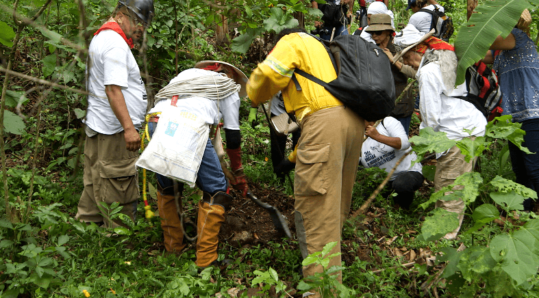 También se les han unido activistas de causas sociales que ayudan a dilucidar qué ha pasado con las personas cuyo paradero se desconoce.