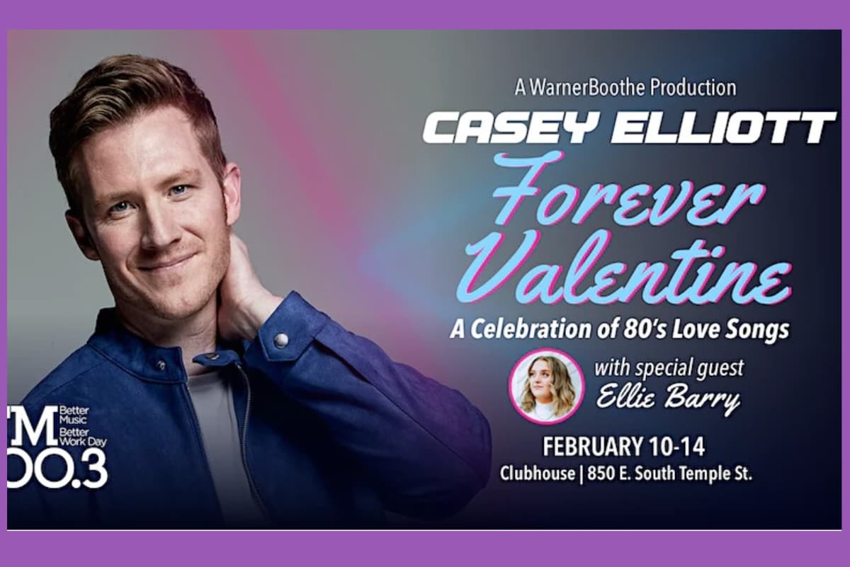 Casey Elliot realizará un romántico concierto con las canciones amorosas más famosas de la década de los ochenta.