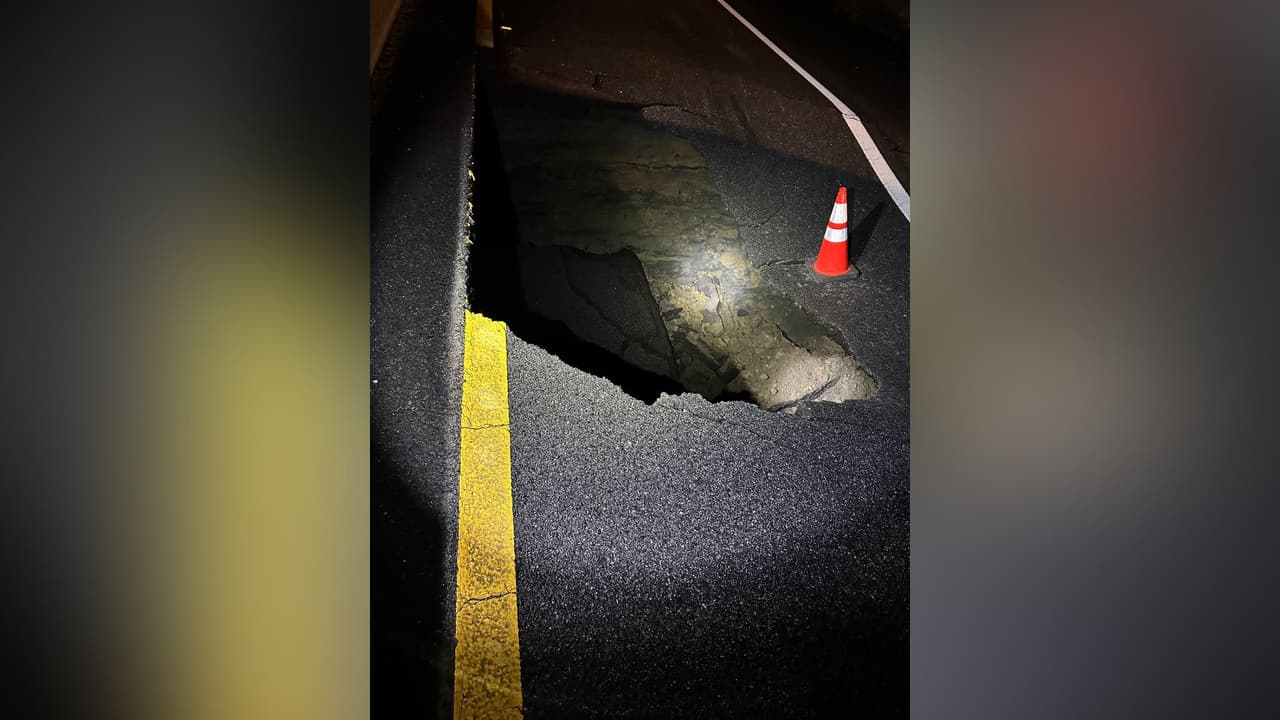 Antes del cierre, CHP ya había alertado del mal estado de la carretera.
<br>