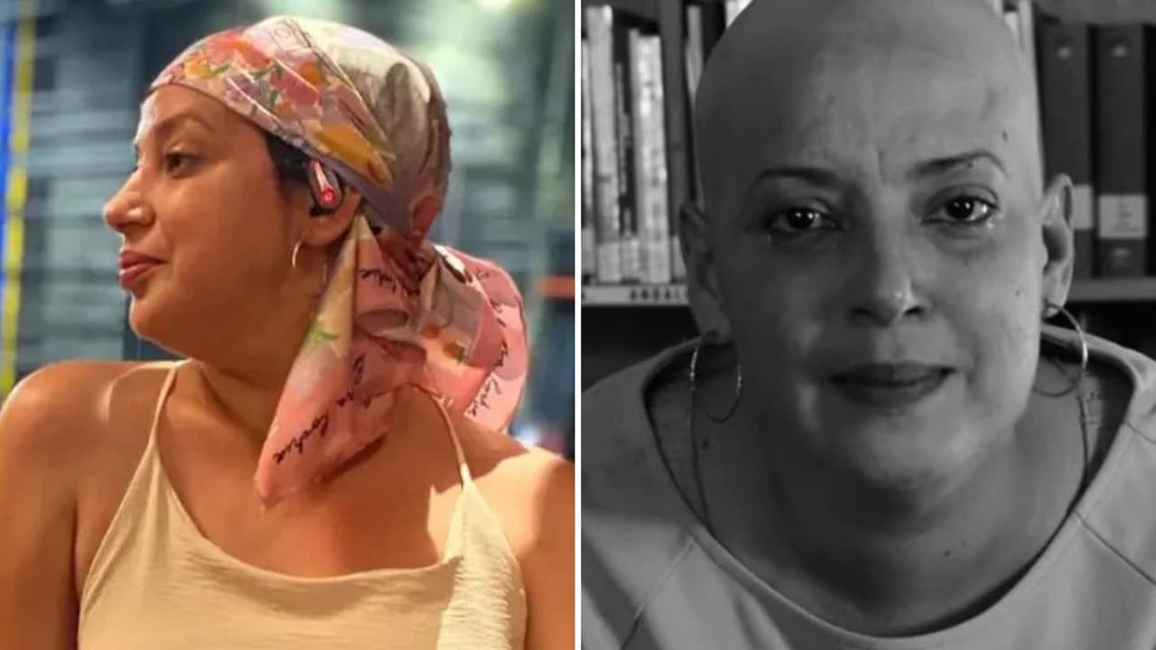 La actriz Inima Fuentes mostró su lucha contra el cáncer en el cortometraje 'Marrón'.