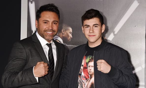 'Platinum Boy', hijo de Óscar de la Hoya, se alista para convertirse en boxeador profesional