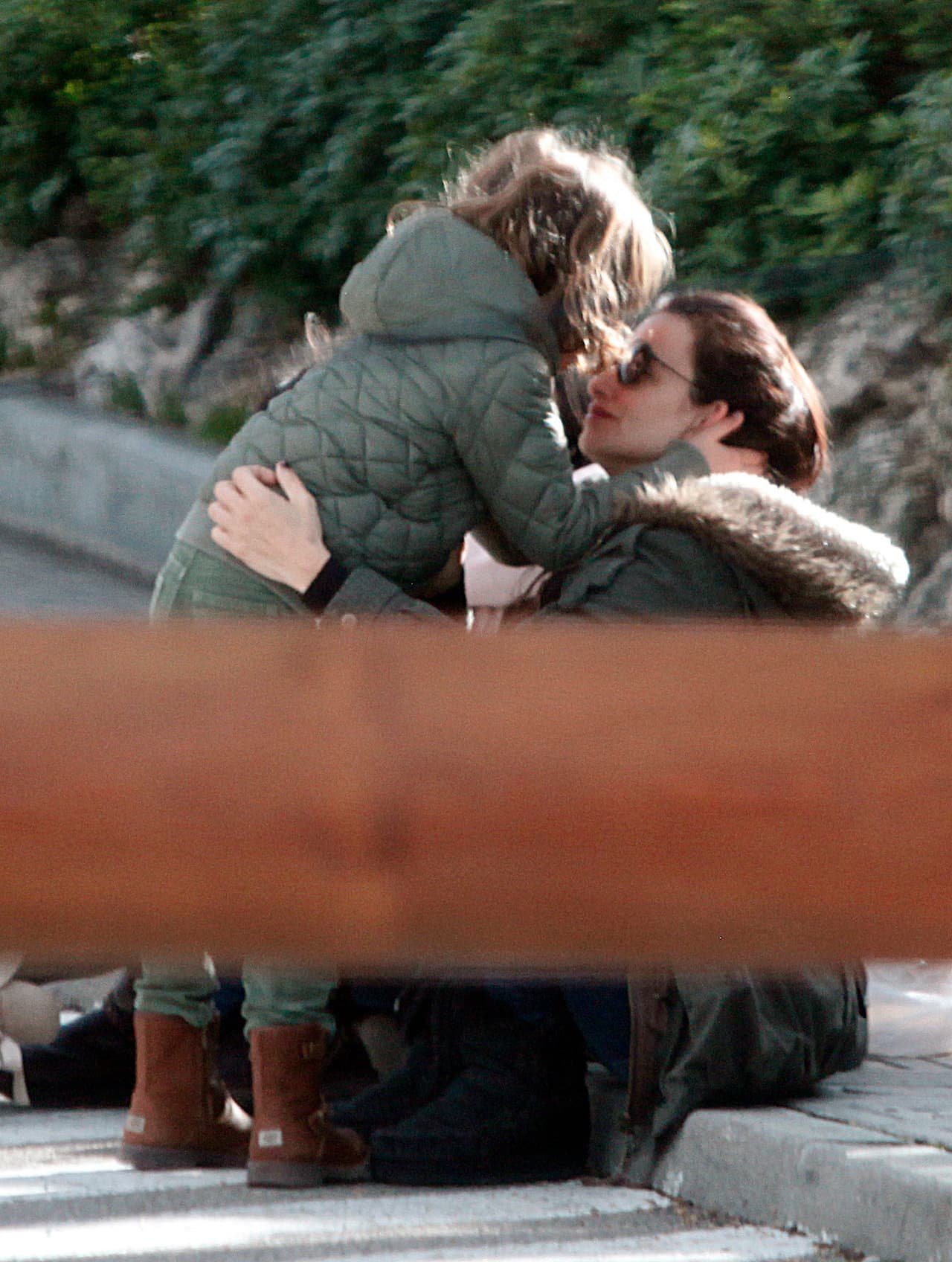 Cute! Un tierno besito.