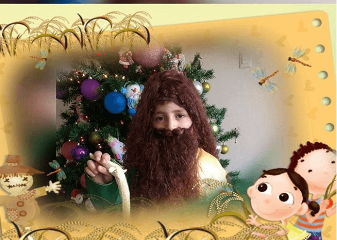 El Morris hizo de las suyas en época decembrina al disfrazarse de un rey mago para la pastorela de su escuela.